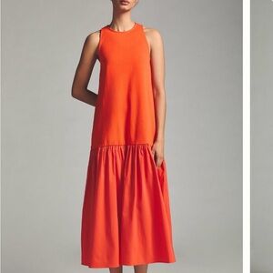 Anthropologie Maeve Sleeveless flounce dress